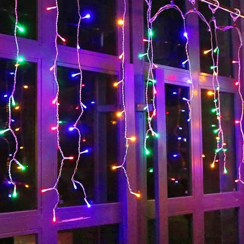 LED Icicle String Lights – 5m Outdoor Decor